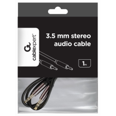 Gembird CCAP-444-1M cable de audio 3,5mm Negro