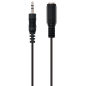 Ewent EC1650 cable de audio 2 m 3,5mm Negro
