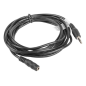 Lanberg CA-MJFJ-10CC-0030-BK cable de audio 3 m 3,5mm Negro