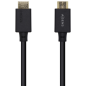 AISENS Cable HDMI V2.1 Ultra Alta Velocidad / HEC Certificado 8k@60Hz 48Gbps, A/M-A/M, Negro, 2.0m