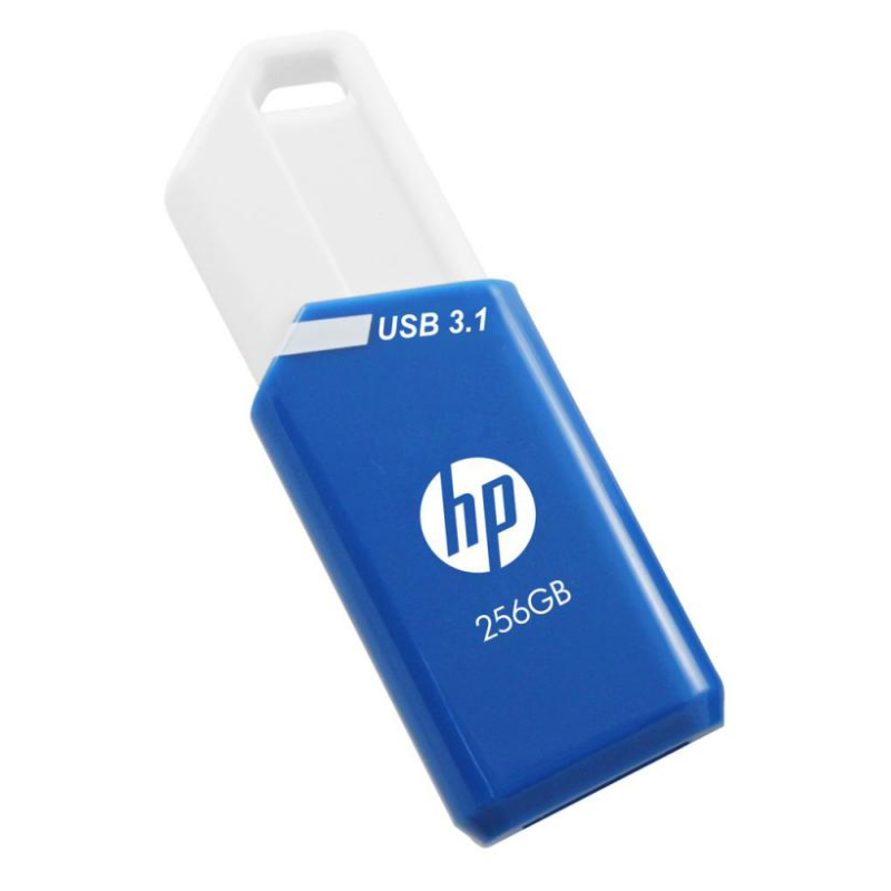 HP x755w unidad flash USB 256 GB USB tipo A 3.2 Gen 1 (3.1 Gen 1) Azul, Blanco