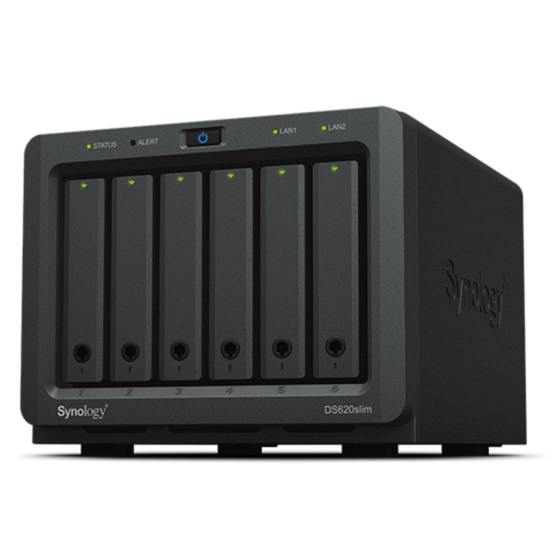 Synology DiskStation DS620SLIM servidor de almacenamiento NAS Escritorio Intel® Celeron® J3355 2 GB DDR3L 0 TB DiskStation Manag