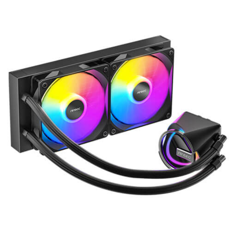 Antec Skeleton 240 Procesador Sistema de refrigeración líquida todo en uno 12 cm Negro