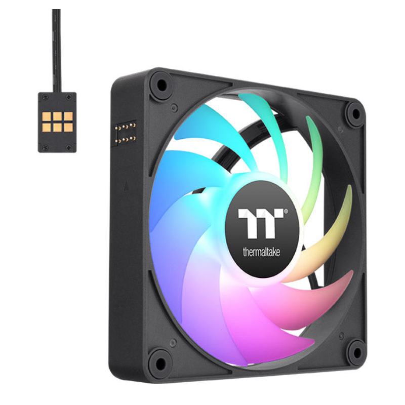 Thermaltake CL-F182-PL14SW-A sistema de refrigeración para ordenador Carcasa del ordenador Ventilador 14 cm Negro 3 pieza(s)