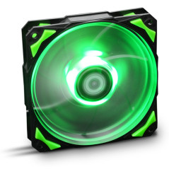 NOX Hummer H-Fan LED Carcasa del ordenador Ventilador 12 cm Negro, Ver