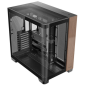 Antec C8 Curve Wood Full Tower Negro, Transparente, Madera