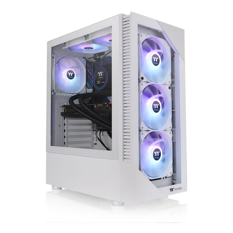 Thermaltake View 200 TG Snow ARGB Midi Tower Blanco