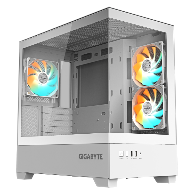 GIGABYTE C201 PANORAMIC ICE Midi Tower Blanco