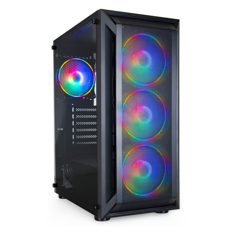TooQ Caja Semitorre Gaming Ragnärok, Negra