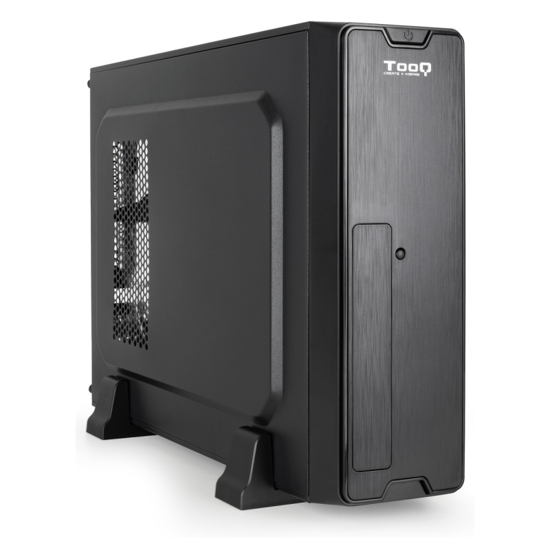 TooQ Caja Slim Micro-ATX TQC-3007U3C-B, Negra