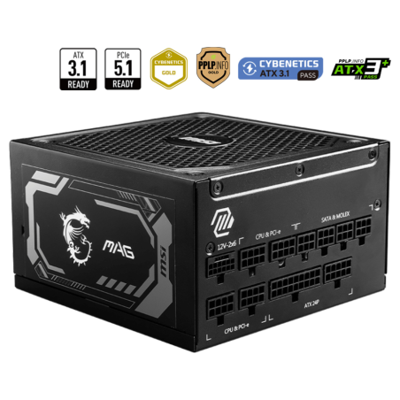 MSI MAG A1250GL PCIE5 unidad de fuente de alimentación 1250 W 24-pin A
