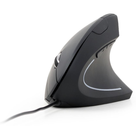 Gembird MUS-ERGO-01 ratón Oficina mano derecha USB tipo A Óptico 3200 