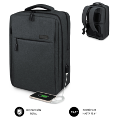 SUBBLIM MOCHILA TRAVELLER AIR PADDING 15.6 GREY