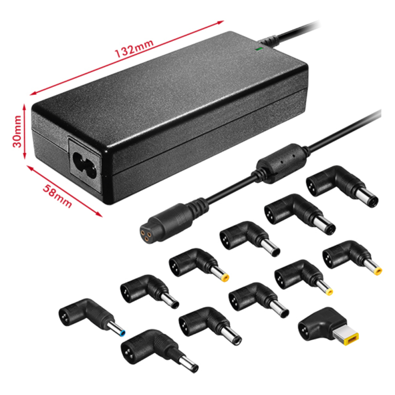 Leotec LENCSHOME06 adaptador e inversor de corriente Interior Negro