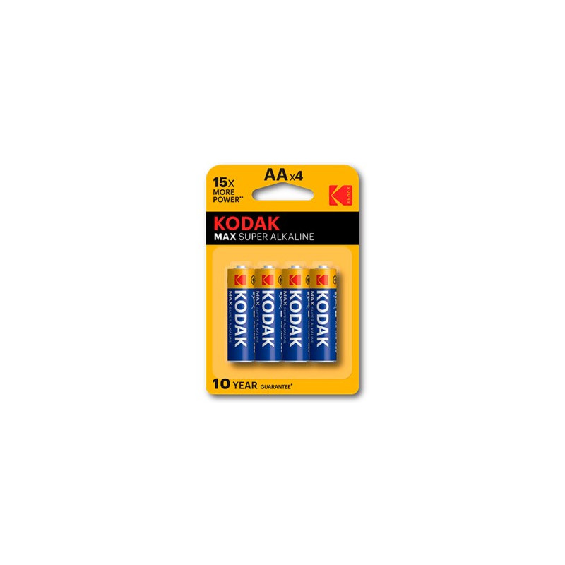 Blister pilas kodak alcalina max aa lr6 1.5v - blister blister 4 pilas