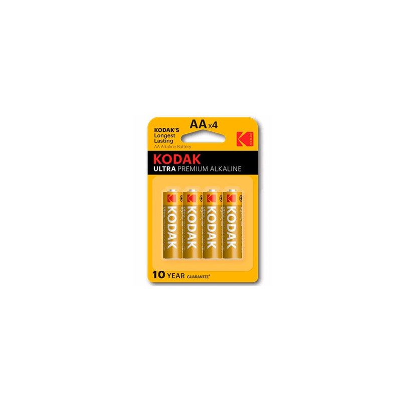 Blister pilas kodak alcalina ultra aa lr6 - blister 4 pilas