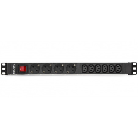 Regleta salicru para rack 19 pulgadas sps pdu 4 tomas schuko 6 tomas i