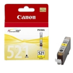Cartucho tinta canon cli 521 amarillo 9ml pixma 3600 - 4600 - 4700 mp 