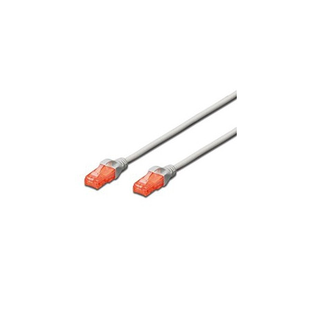 Cable red ewent latiguillo rj45 utp cat6 10m gris