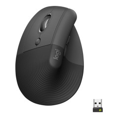 Mouse raton vertical logitech lift for business para zurdos 6 botones 