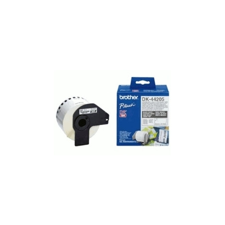 Etiquetas cinta continua brother dk44205 papel blanca removible dk4420