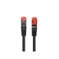 Cable red lanberg latiguillo cat.6 s - ftp lszh cu 5m negro fluke passed