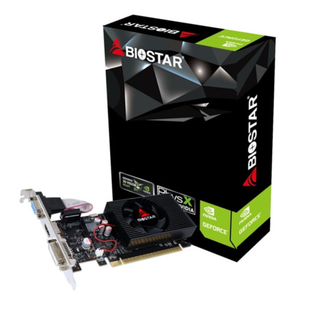 Tarjeta grafica biostar nvidia gt 730 4gb ddr3 hdmi d - sub dvi pci ex