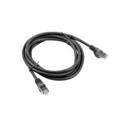 Cable red lanberg latiguillo cat.6 ftp 0.5m negro fluke passed