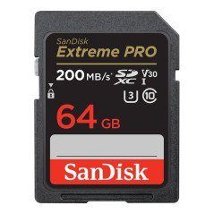 Tarjeta memoria secure digital sdxc 64gb sandisk extreme pro clase 10 