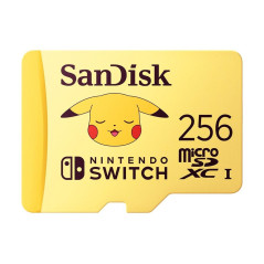 Tarjeta memoria micro secure digital 256gb sandisk nintendo switch pok