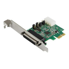 Tarjeta de red startech pex4s953 4x rs232 serie