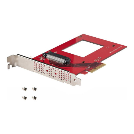 Tarjeta de puertos startech pex4sff8639u3 pcie 4.0 x4 adapter for 2.5 