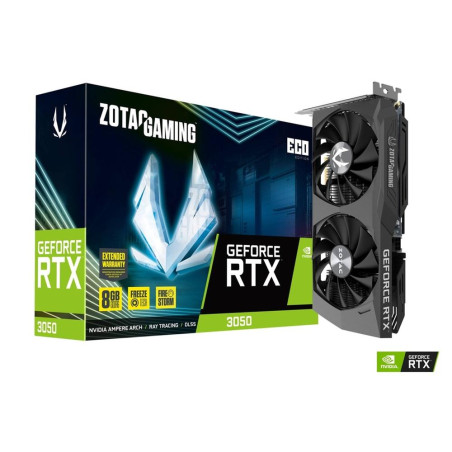 Tarjeta grafica zotac rtx 3050 eco 8gb gddr6 - 3x dp - 1x hdmi pci exp