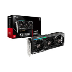 Tarjeta grafica asrock rx 9070 xt challenger 16gb gddr6 - 3x dp - 1x h