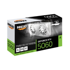 Tarjeta grafica inno3d rtx 5060 twin x2 oc white 8gb gddr7 - 3x dp - 1