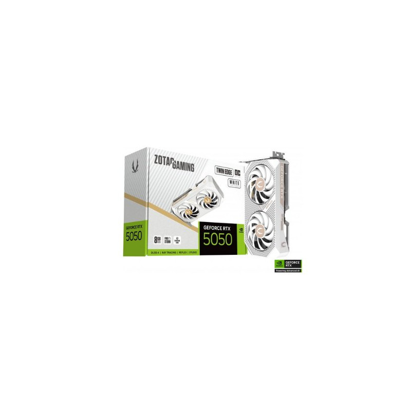 Tarjeta grafica zotac gaming rtx 5050 twin edge oc 8gb gddr6 - 3x dp - 1x hdmi pci express 5.0
