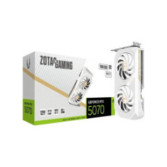 Tarjeta grafica zotac rtx 5070 twin edge oc 12gb gddr7 white - 3x dp -