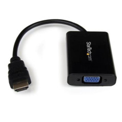 Adaptador hdmi a vga - jack 3.5mm - micro usb tipo b startech 25cm - m
