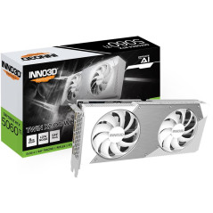 Tarjeta grafica inno3d rtx 5060 ti twin x2 oc white 8gb gddr7 - 3x dp 