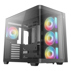 Caja ordenador gaming deepcool cg530u 4f atx argb cristal templado neg