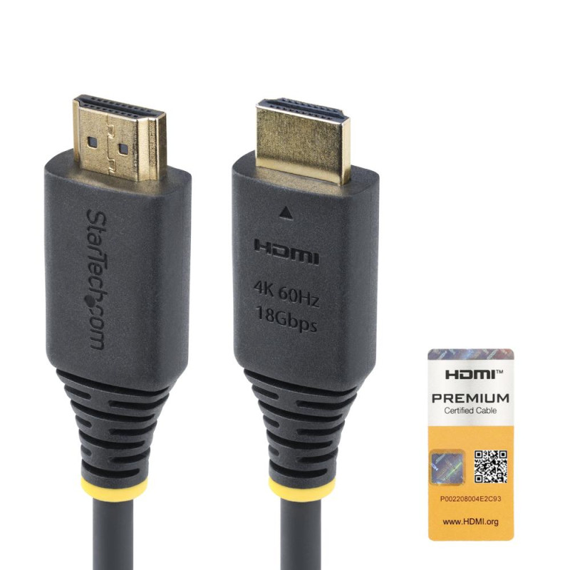 Cable hdmi 4k premium startech 1.5m - macho - macho