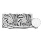 Kit refrigeracion liquida mars gaming mlpro240w 2x 120mm blanco