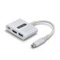 Docking station startech usb tipo c 3 en 1