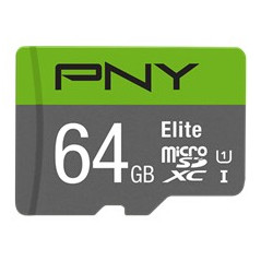 Tarjeta memoria micro secure digital micro sdhc elite pny 64gb clase 1