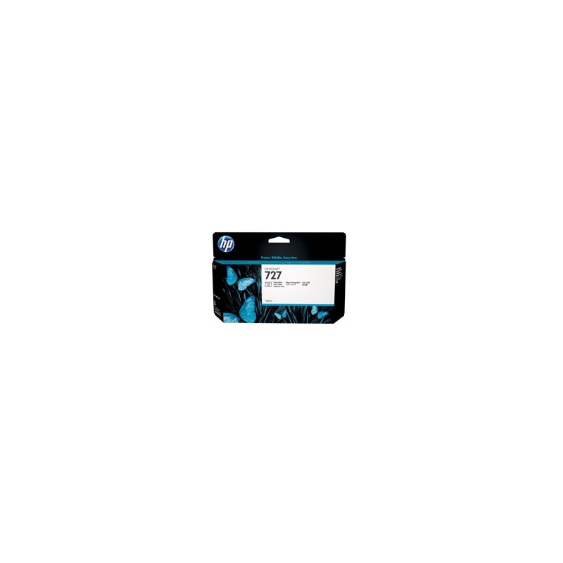 Cartucho tinta hp 727 c1q12a negro mate t1500 - t1530 - t2500
