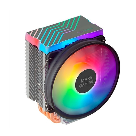 Ventilador disipador cpu mars gaming mcpu44 110mm dual argb