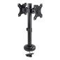 Soporte mesa tooq db1132tn - b vesa 2 brazos hasta 32 pulgadas 100x100mm max 8kg - brazo