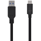 AISENS Cable USB 3.1 Gen 2 10 Gbps 3 A, Tipo C/M-A/M, Negro, 1.5m