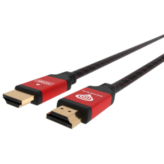 GENESIS NKA-0787 cable HDMI 3 m HDMI tipo A (Estándar) Negro, Rojo