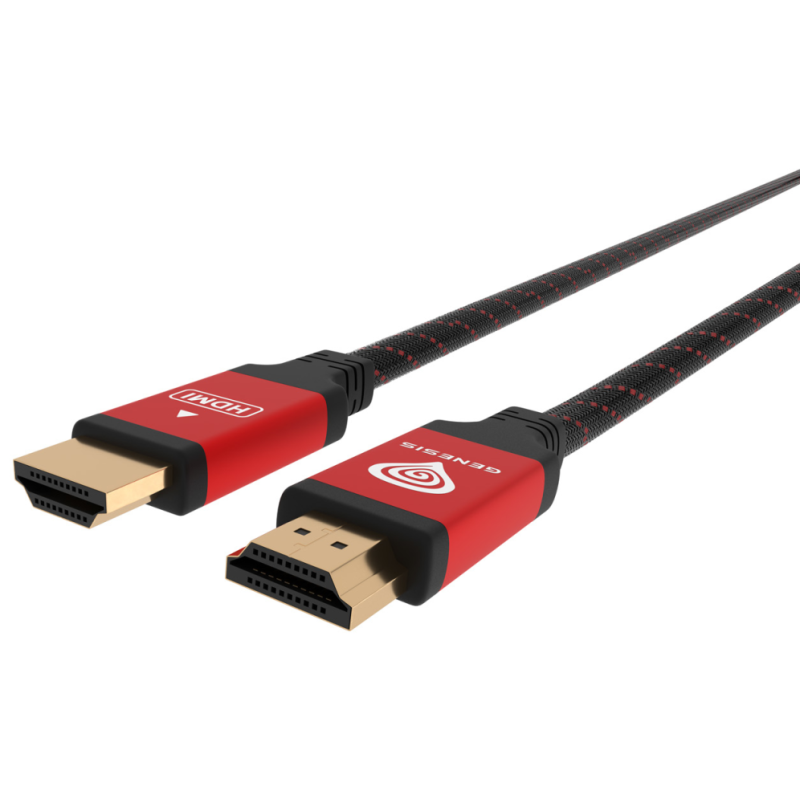 GENESIS NKA-0787 cable HDMI 3 m HDMI tipo A (Estándar) Negro, Rojo
